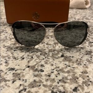 Tory Burch Aviator style sunglasses